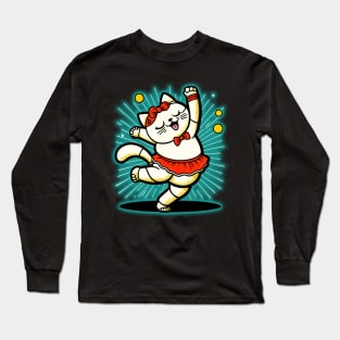 cat dancing Long Sleeve T-Shirt